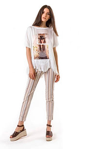 Pantaloni a righe