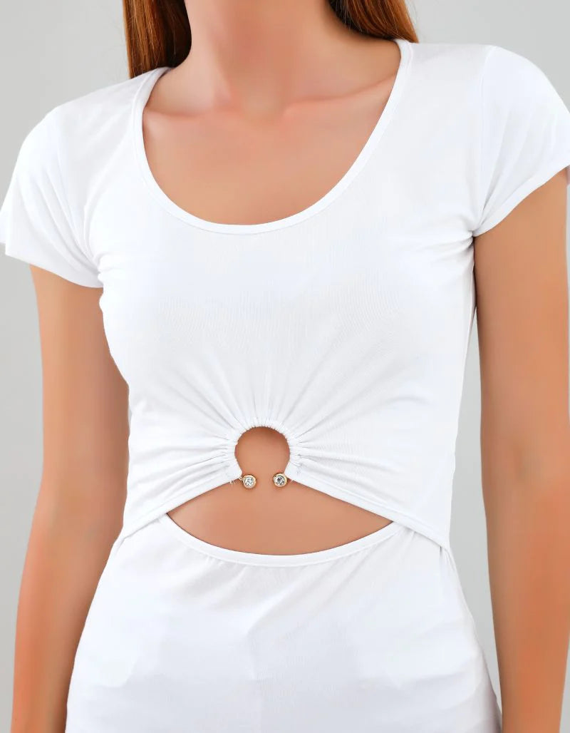 Tshirt con piercing