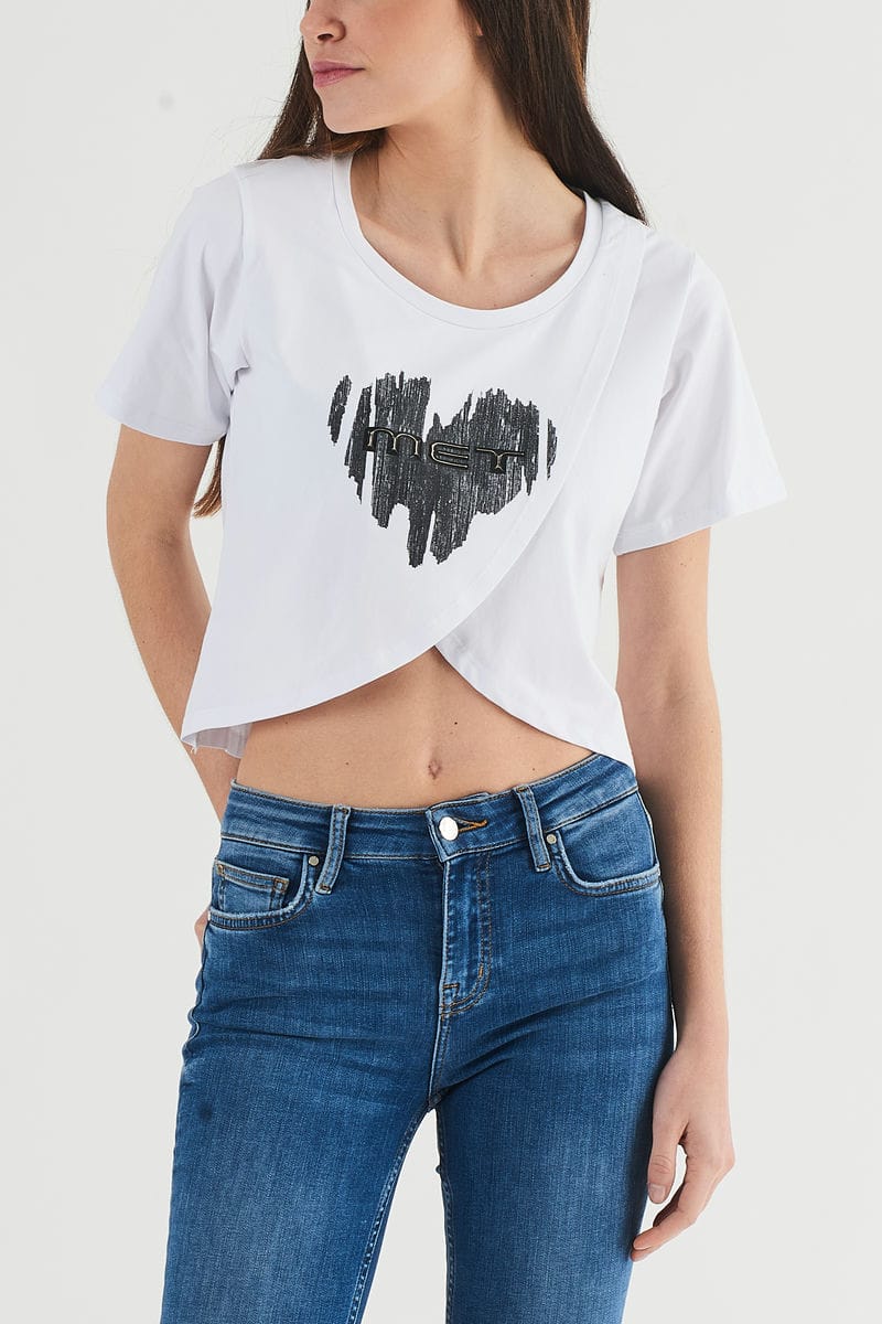 Tshirt con intreccio