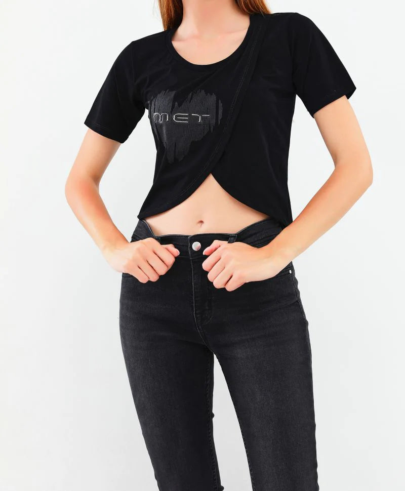 Tshirt con intreccio