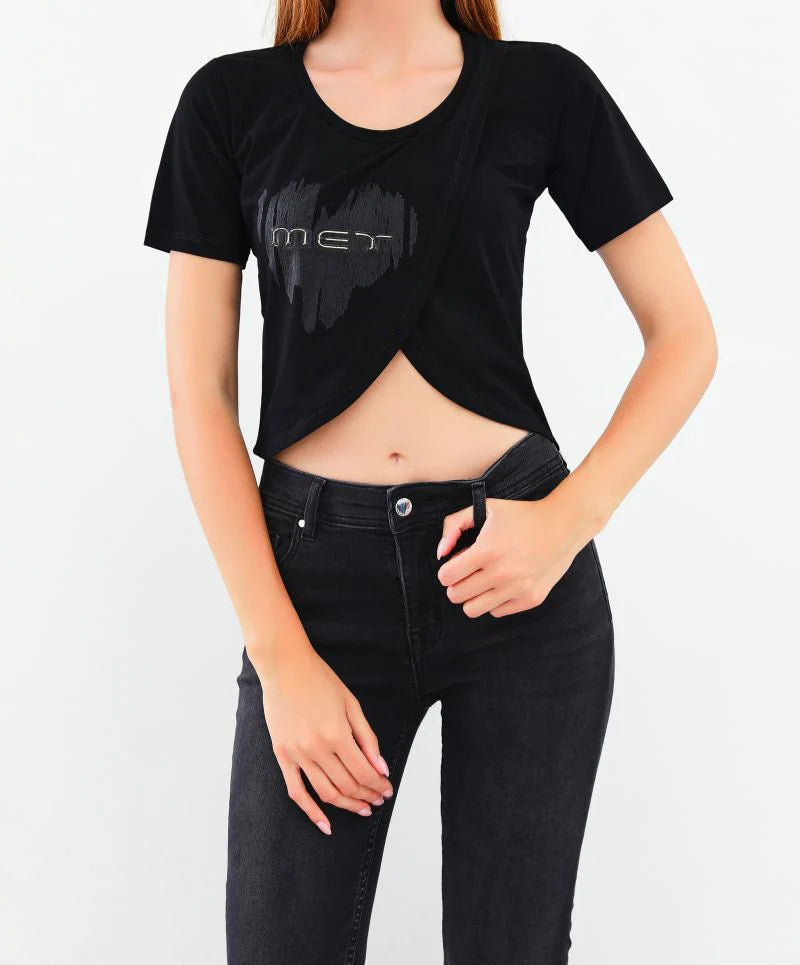 Tshirt con intreccio