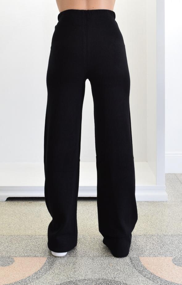 Pantalone palazzo in maglia