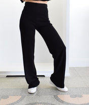 Pantalone palazzo in maglia