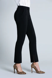 Panta slim con spacchetti