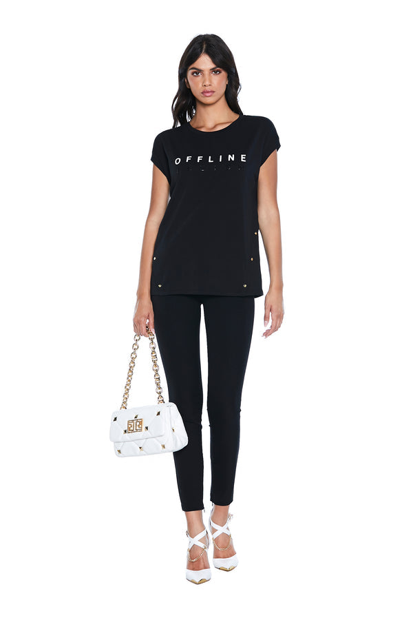 Tshirt OFFLINE nera