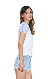 Tshirt manica a sbuffo