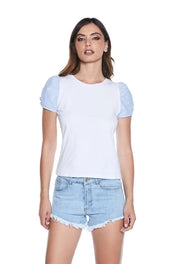 Tshirt manica a sbuffo