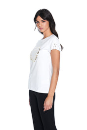 Tshirt con dettagli nelle maniche