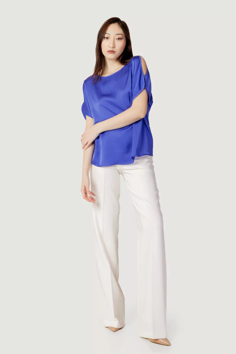Blusa maniche corte