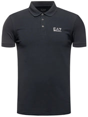 Polo cotone EA7 blu