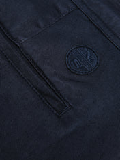 Panta chino con coulisse blu navy