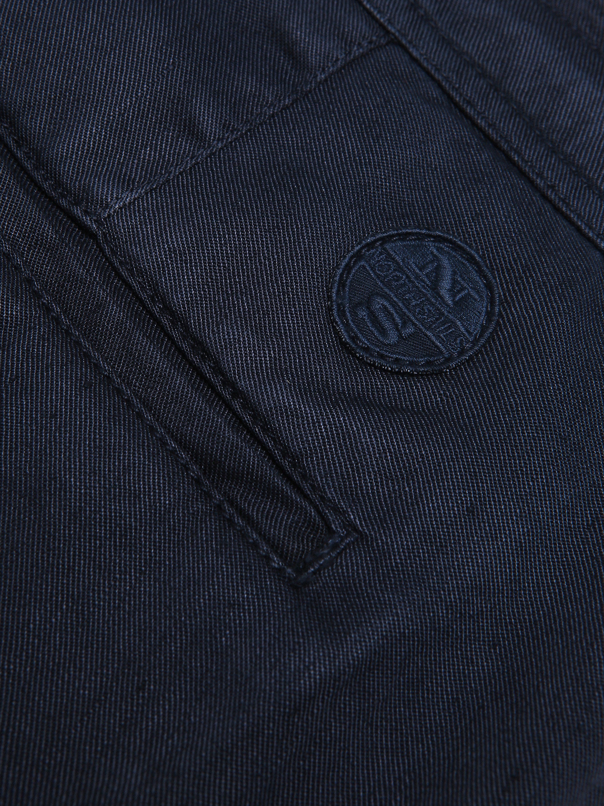 Panta chino con coulisse blu navy