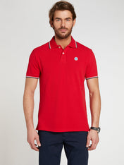 Polo rossa in piquet