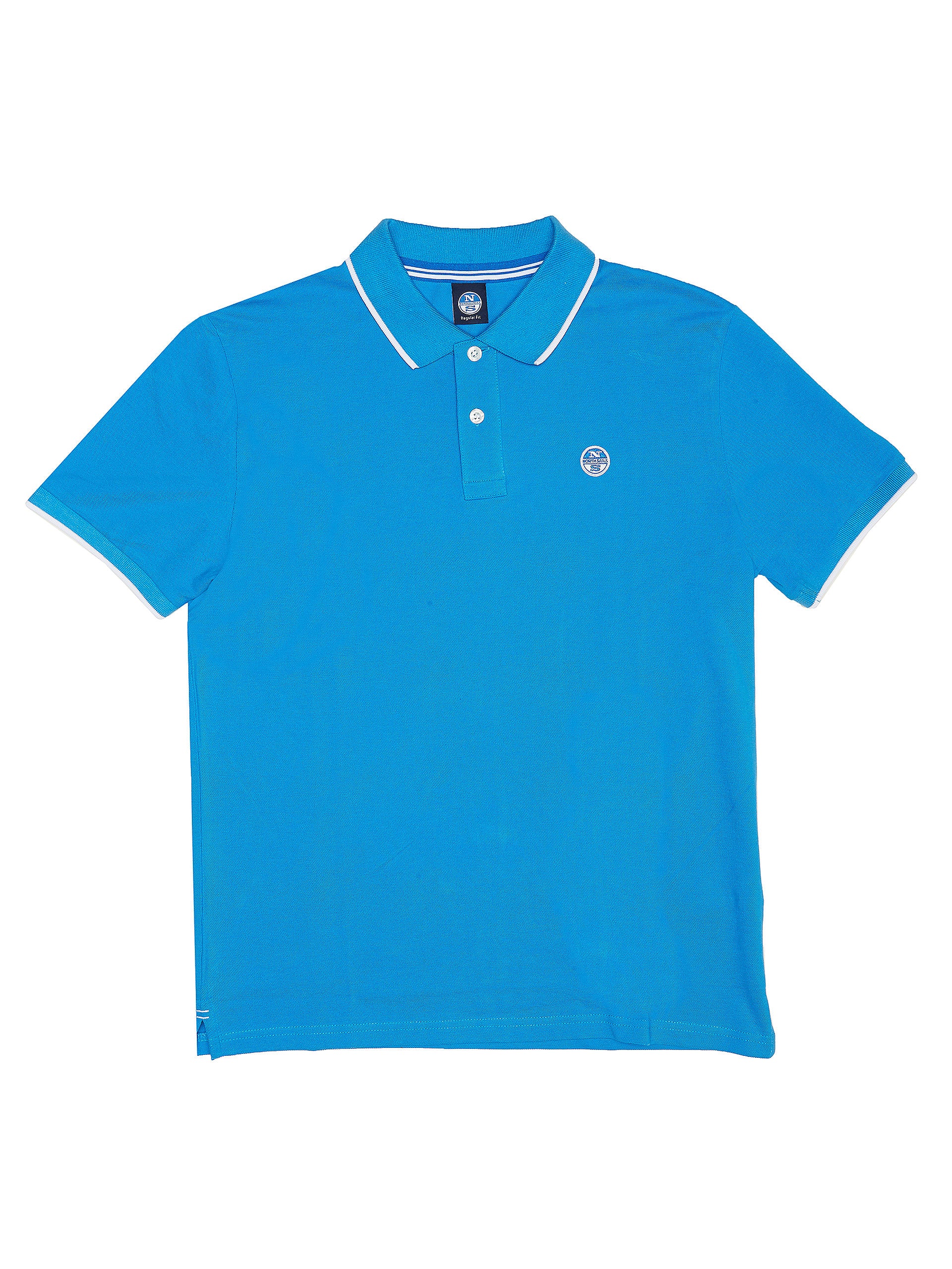 Polo azzurra in piquet