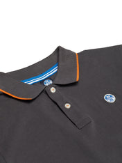 Polo grigia in piquet