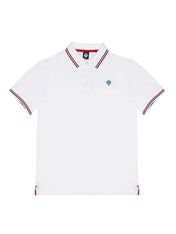 Polo in piquet bianca
