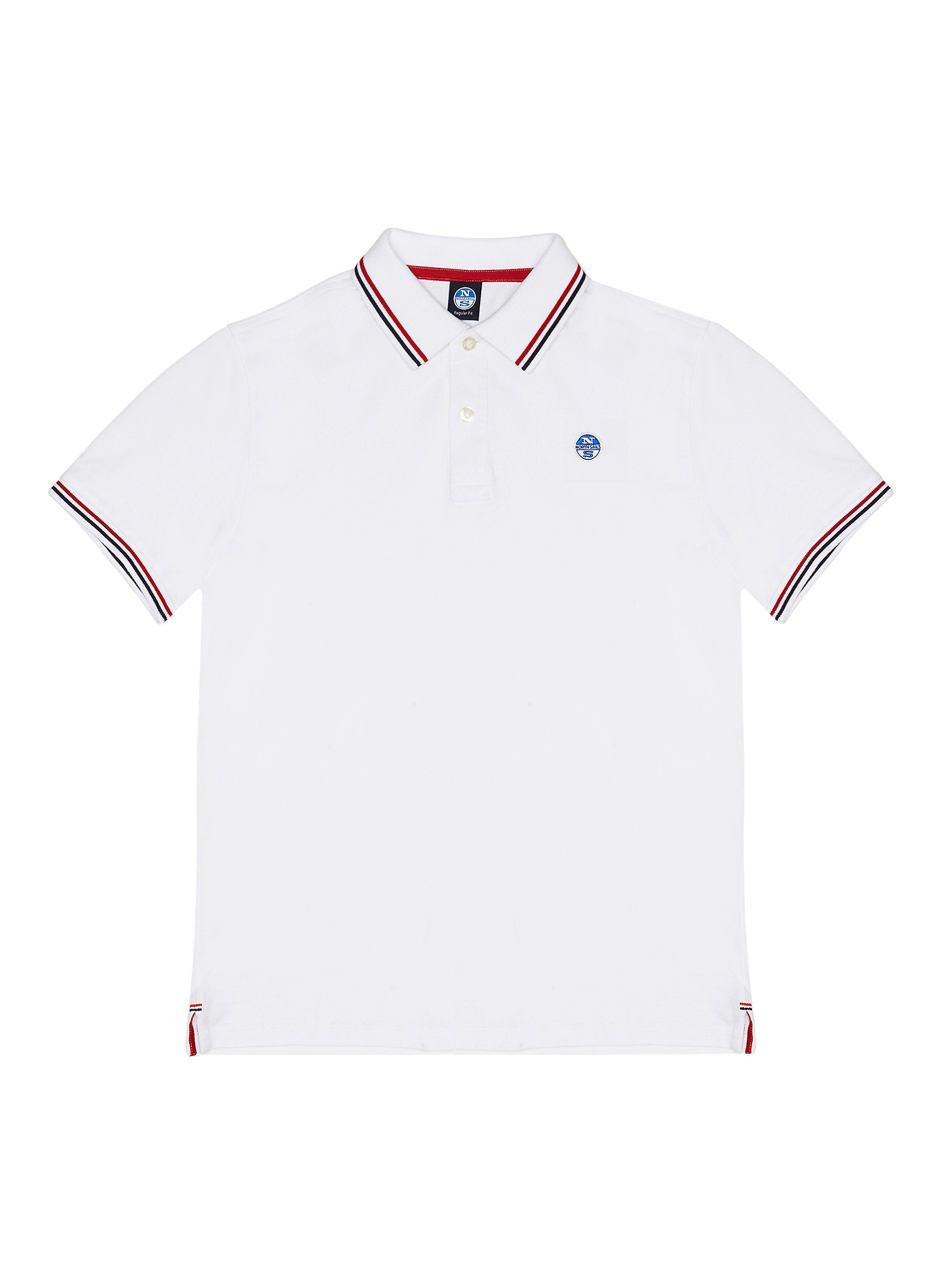 Polo in piquet bianca
