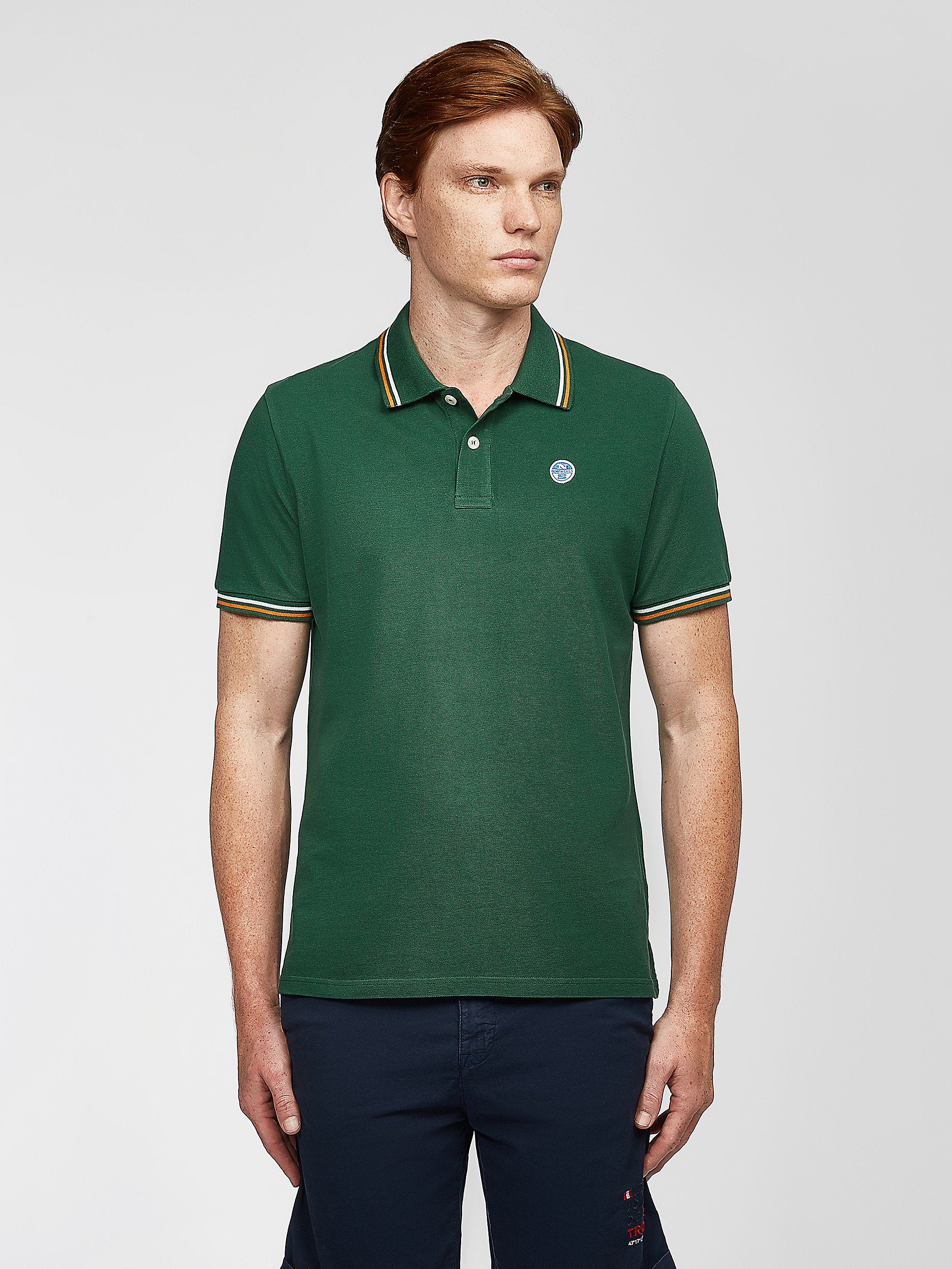 Polo in piquet verde