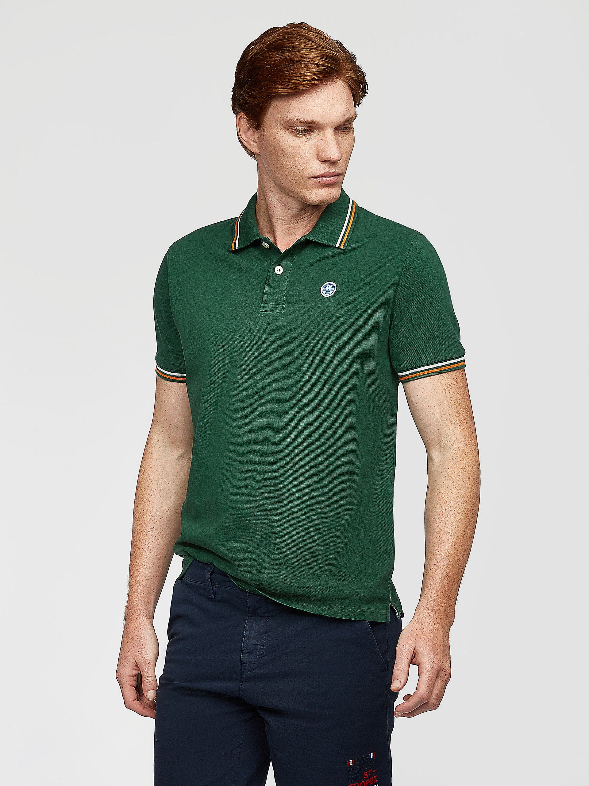 Polo in piquet verde