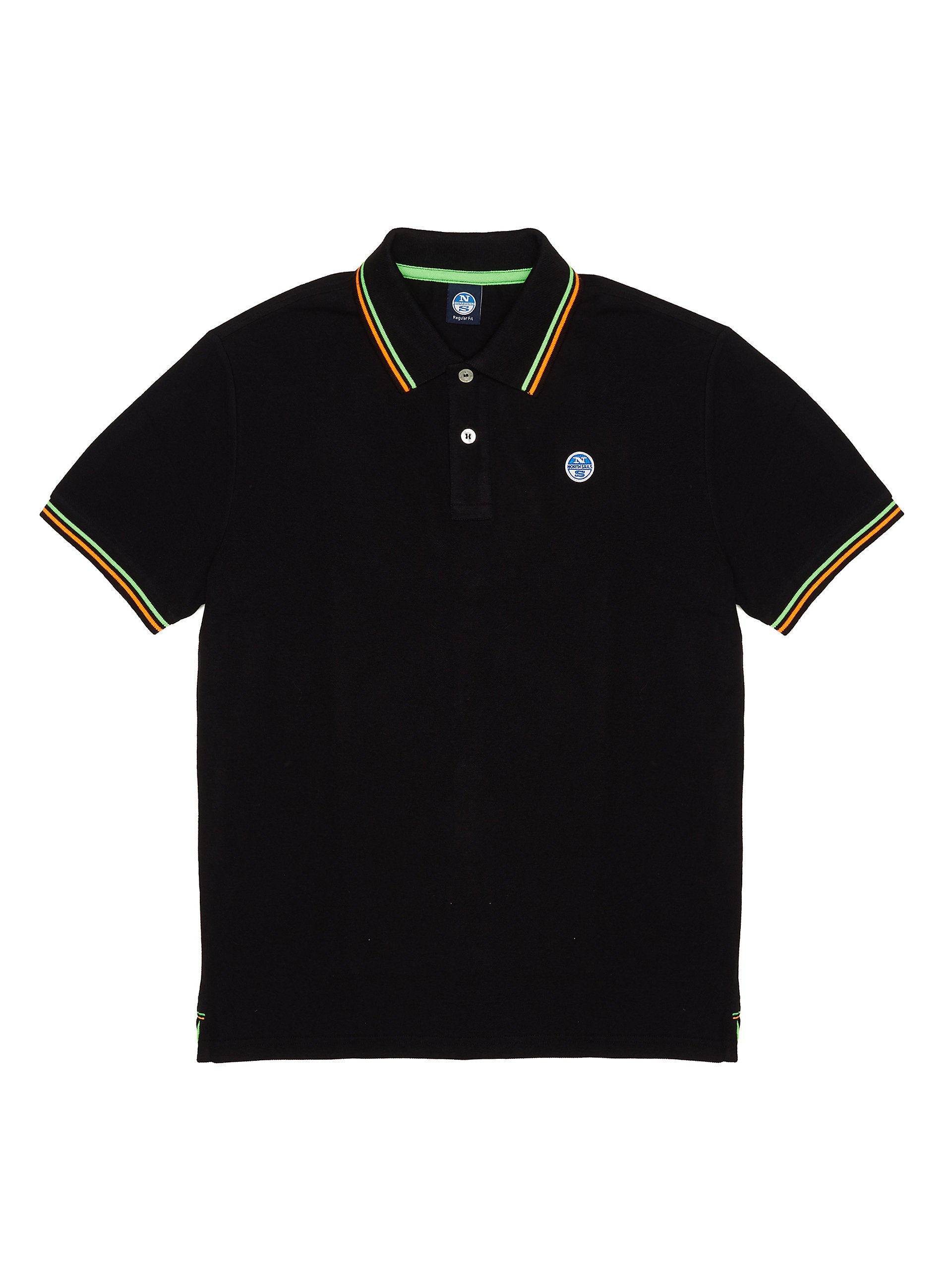 Polo in piquet nera