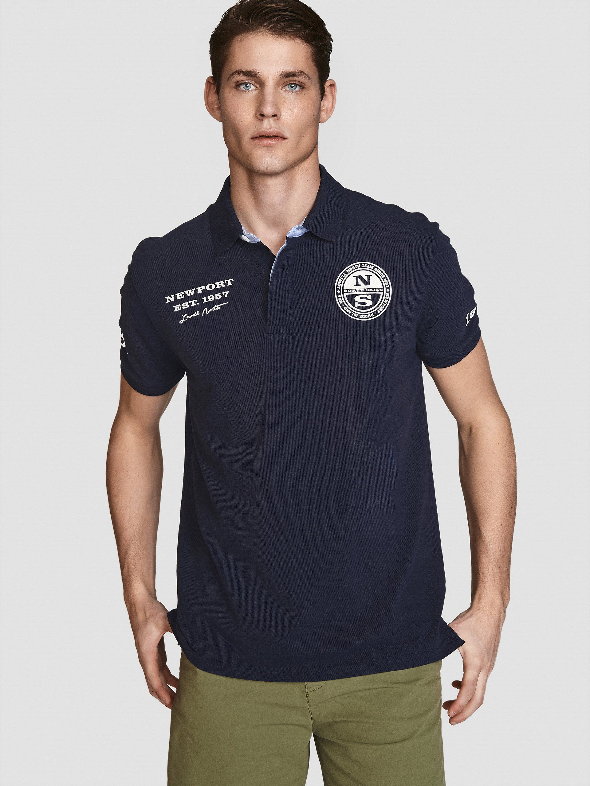 Polo con patch