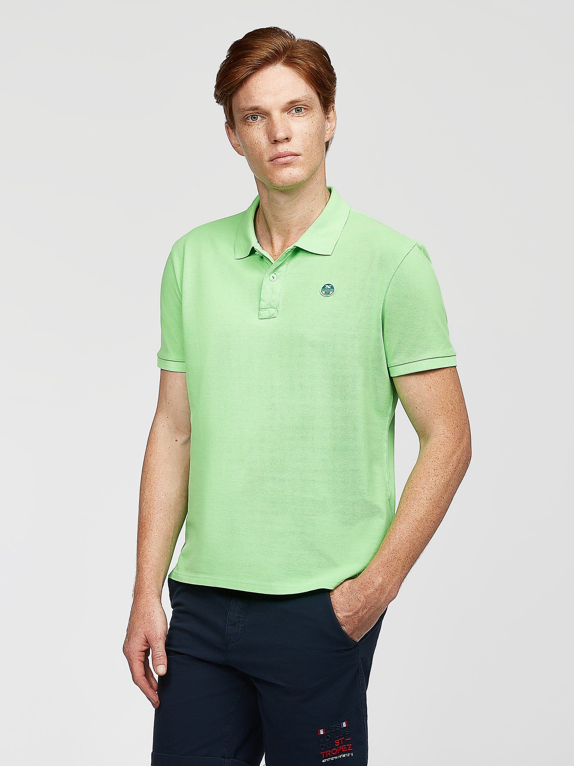 Polo fluo verde