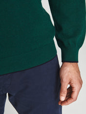 Maglia girocollo lana e cachemire