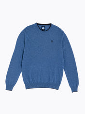 Maglia girocollo lana e cachemire