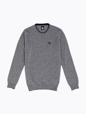 Maglia girocollo lana e cachemire