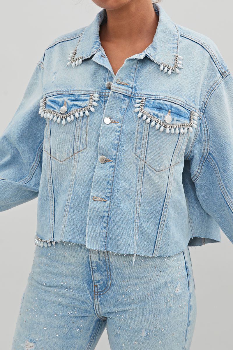Giacca in jeans over
