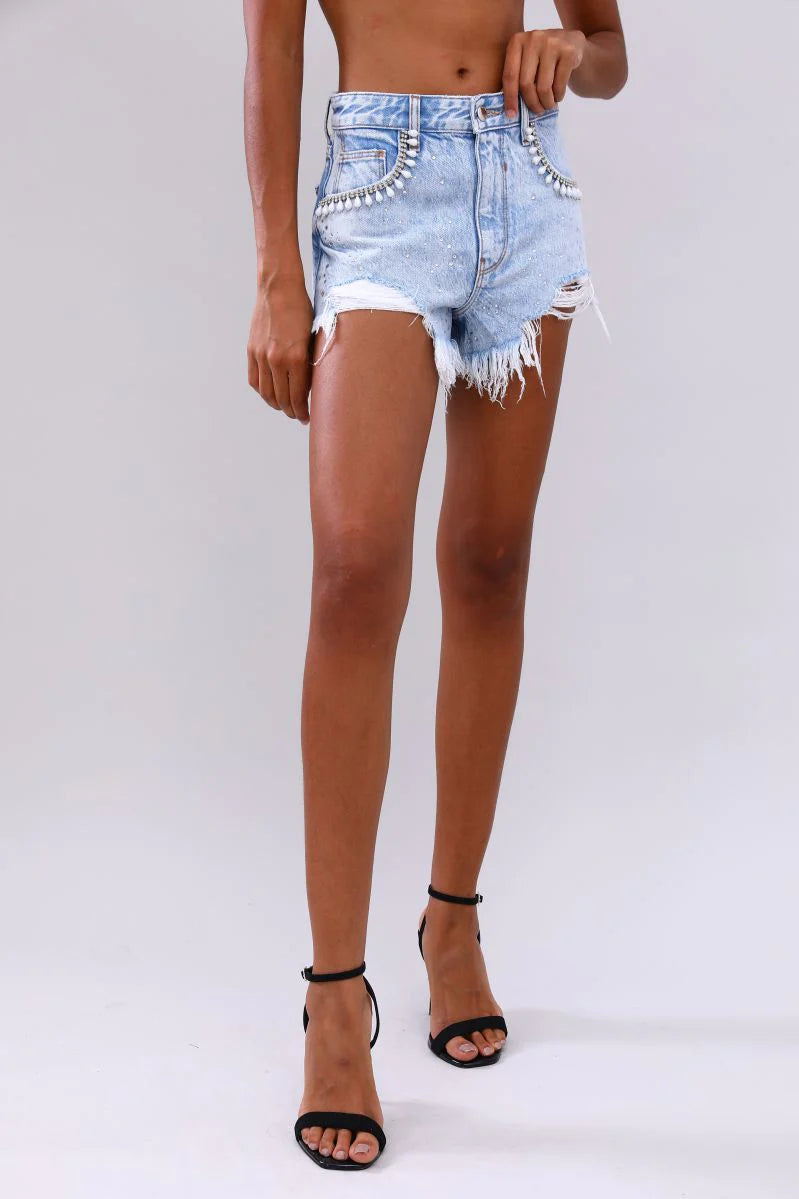 Short in jeans