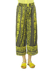 Pantalone a palazzo animalier