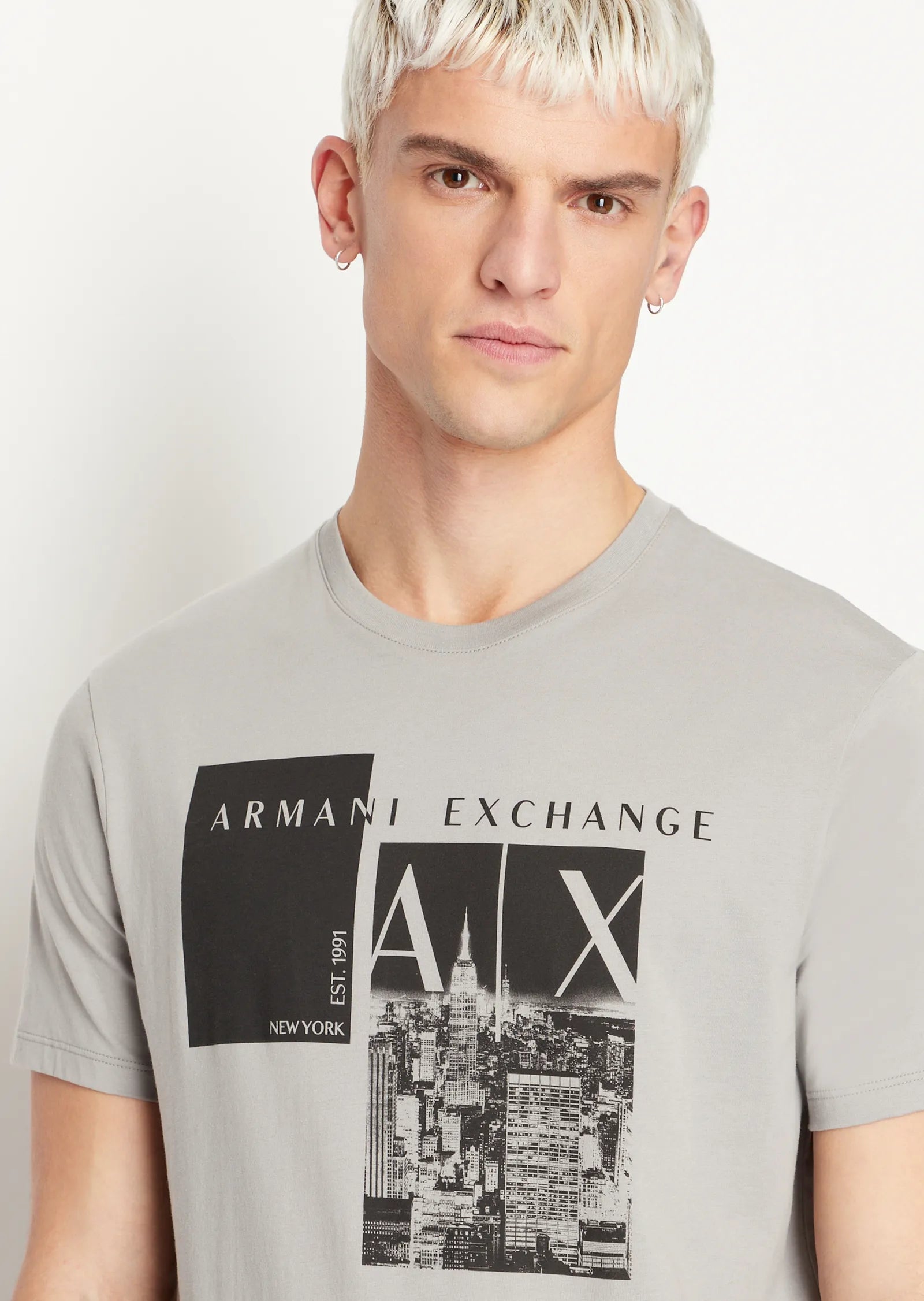 Tshirt girocollo in cotone pima