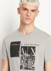Tshirt girocollo in cotone pima