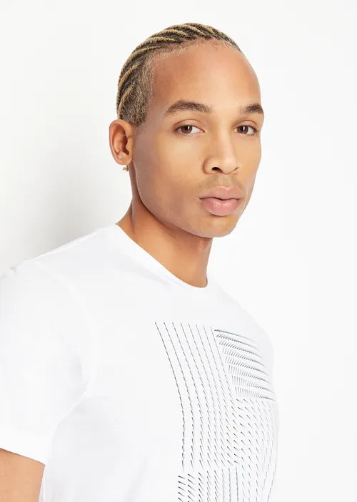 Tshirt slim fit in cotone