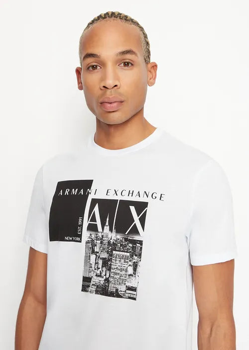 Tshirt girocollo in cotone pima