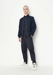 Polo in jersey di cotone blu
