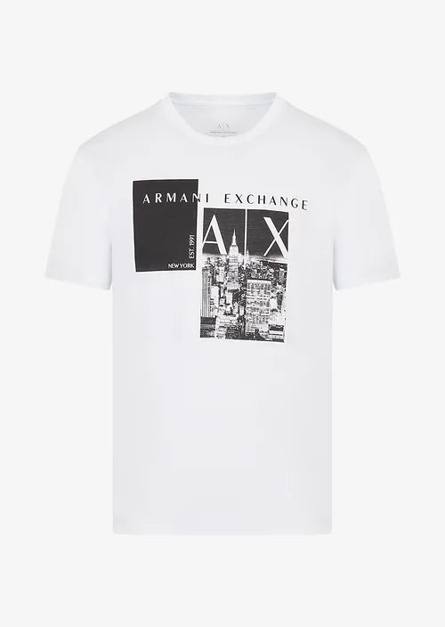 Tshirt girocollo in cotone pima
