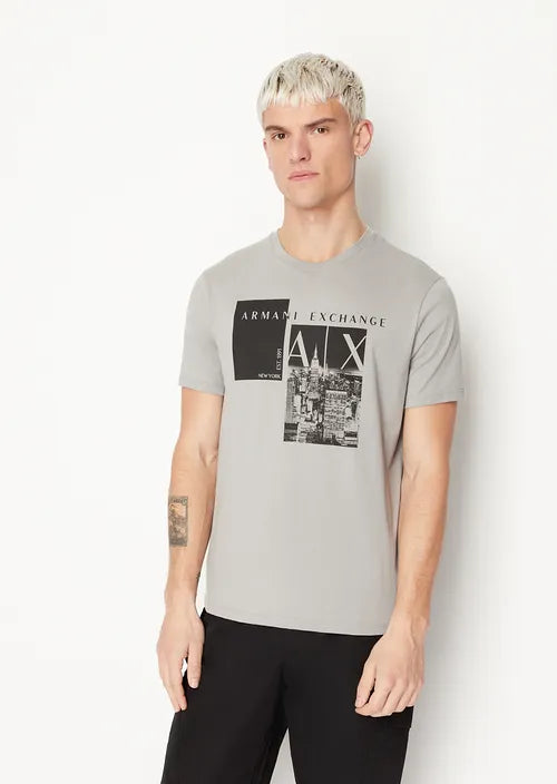 Tshirt girocollo in cotone pima
